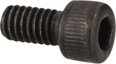Value Collection - #5-44 UNF Hex Socket Drive, Socket Cap Screw - Alloy Steel, Black Oxide Finish, Fully Threaded, 1/4" Length Under Head - Exact Industrial Supply