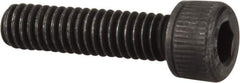 Value Collection - #5-44 UNF Hex Socket Drive, Socket Cap Screw - Alloy Steel, Black Oxide Finish, Fully Threaded, 1/2" Length Under Head - Exact Industrial Supply