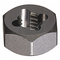 9/16-18 377 Carbon Steel Hexagon Rethreading Die - Exact Industrial Supply