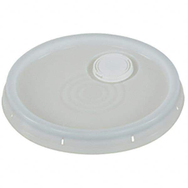 Vestil - Tote & Storage Container Lids For Use With: 3-1/2, 5 & 6 Gallon Pails Width (Decimal Inch): 12.500 - Exact Industrial Supply
