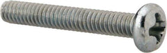 Value Collection - #5-40 UNC, 7/8" Length Under Head Phillips Drive Machine Screw - Pan Head, Grade J82 Steel, Zinc-Plated Finish, Without Washer - Exact Industrial Supply