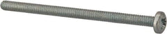 Value Collection - #5-40 UNC, 2" Length Under Head Phillips Drive Machine Screw - Pan Head, Grade J82 Steel, Zinc-Plated Finish, Without Washer - Exact Industrial Supply