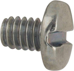 Value Collection - #5-40 UNC, 3/16" Length Under Head Slotted Drive Machine Screw - Binding Head, Grade J82 Steel, Zinc-Plated Finish, Without Washer - Exact Industrial Supply