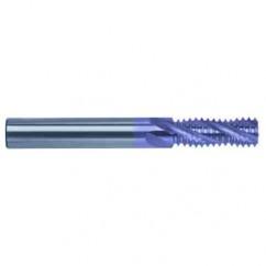 12-24 3FL Carbide Thread Mill-TiCN - Exact Industrial Supply