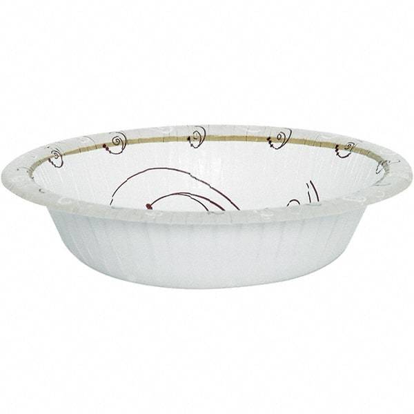 Solo - 12 oz Heavyweight Bowl Paper Dinnerware - Tan - Exact Industrial Supply