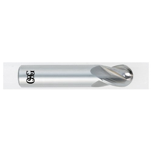 1/8″ Dia. × 1/8″ Shank × 1/4″ DOC × 1-1/2″ OAL, Carbide TiCN, 4 Flute, Round, Ballnose End Mill
