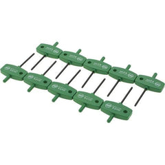 Wiha - T8 Torx Key - Wing Handle, 40mm Length Under Head, 2.9" OAL - Exact Industrial Supply