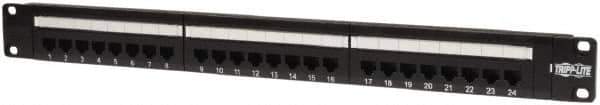 Tripp-Lite - Electrical Enclosure Steel Patch Panel - For Use with Racks - Exact Industrial Supply