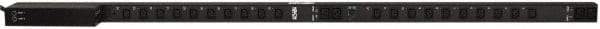 Tripp-Lite - 24 Outlets, 230 Volts, 30 Amps, 10' Cord, Power Outlet Strip - Rack Mount, 5-15/20R NEMA Configuration, 19" Strip - Exact Industrial Supply