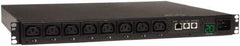 Tripp-Lite - 8 Outlets, 200/240 Volts, 20 Amps, 12' Cord, Power Outlet Strip - Rack Mount, 5-15/20R NEMA Configuration, 19" Strip - Exact Industrial Supply