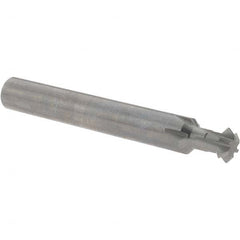 Accupro - 5/16° 5/16" Cut Diam, 1/8" Cut Width, 5/16" Shank, Solid Carbide Double-Angle Cutter - Exact Industrial Supply