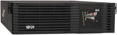 Tripp-Lite - 20 Amp, 3,000 VA, Tower & Rack Mount Online Backup Uninterruptible Power Supply - Backup 5 min with Full Load & 14.2 min with Half Load, 120 VAC Input & Output, 2,400 Watt Output, 1 Phases, 9 Outlets - Exact Industrial Supply