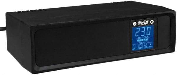 Tripp-Lite - 15 Amp, 1,000 VA, Tower Mount Line Interactive Backup Uninterruptible Power Supply - Backup 3 min with Full Load & 10 min with Half Load, 230 Volt Input & Output, 500 Watt Output, 1 Phases, 6 Outlets - Exact Industrial Supply