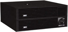 Tripp-Lite - 20 Amp, 3,000 VA, Tower & Rack Mount Line Interactive Backup Uninterruptible Power Supply - Backup 7-1/2 min with Full Load & 13 min with Half Load, 120 VAC Input & Output, 2,880 Watt Output, 1 Phases, 8 Outlets - Exact Industrial Supply