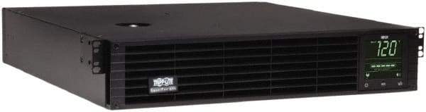 Tripp-Lite - 20 Amp, 3,000 VA, Tower & Rack Mount Line Interactive Backup Uninterruptible Power Supply - Backup 3 min with Full Load & 11 min with Half Load, 120 VAC Input & Output, 2,880 Watt Output, 1 Phases, 8 Outlets - Exact Industrial Supply