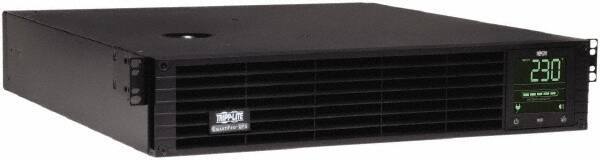 Tripp-Lite - 20 Amp, 3,000 VA, Tower & Rack Mount Line Interactive Backup Uninterruptible Power Supply - Backup 3-1/2 min with Full Load & 12.9 min with Half Load, 230 Volt Input & Output, 2,700 Watt Output, 1 Phases, 6 Outlets - Exact Industrial Supply