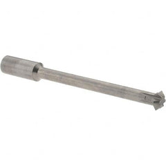 Accupro - 5/16° 5/16" Cut Diam, 1/8" Cut Width, 5/16" Shank, Solid Carbide Double-Angle Cutter - Exact Industrial Supply