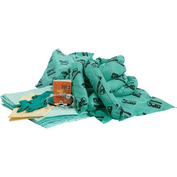 Brady SPC Sorbents - 17 Gal Capacity Chemical Spill Kit - No Container Included - Refill Only - Exact Industrial Supply