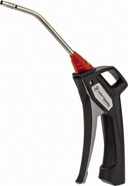 Value Collection - 235 Max psi Stainless Steel Safety Tip Safety Air Gun - 1/4 NPT Inlet, 4-1/2" Tube Length, Nylon Body with Stainless Steel Metal Parts & Brass Threaded Insert - Exact Industrial Supply