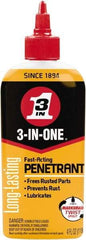 3-IN-ONE - 4 oz Bottle Synthetic Penetrant/Lubricant - Brown, 500°F Max - Exact Industrial Supply