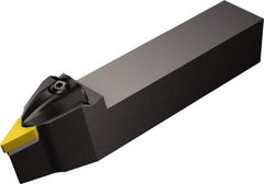 Sandvik Coromant - DVVNN, Neutral Cut, 17.5° Lead Angle, 32mm Shank Height x 32mm Shank Width, Negative Rake Indexable Turning Toolholder - 170mm OAL, VNMG 16 04 08, VNMG 332 Insert Compatibility, Series T-Max P - Exact Industrial Supply