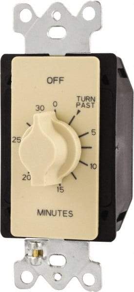 TORK nsi - 0 min to 30 min Indoor Analog Spring-wound Mechanical Timer - 125/250/277 VAC, 50/60 Hz, 2,500 Watts, 48 Modes - Exact Industrial Supply
