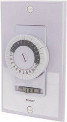 TORK nsi - 30 min Indoor Analog Spring-wound Mechanical Timer - 24 On/Off per wk, 125 VAC, 60 Hz, 2,500 Watts, 48 Modes - Exact Industrial Supply