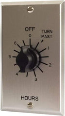 TORK nsi - 0 min to 6 hr Indoor Analog Spring-wound Mechanical Timer - 125/250/277 VAC, 50/60 Hz, 2,500 Watts, 6 Modes - Exact Industrial Supply