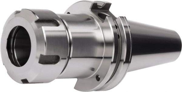 Accupro - 0.5mm to 10mm Capacity, 6" Projection, CAT40 Dual Contact Taper, ER32 Collet Chuck - 220.64mm OAL - Exact Industrial Supply