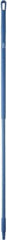 Vikan - 59 x 1-1/4" Fiberglass Squeegee Handle - European Threaded Connection, Blue - Exact Industrial Supply