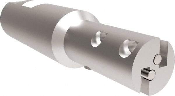 Allied Machine and Engineering - 23.67 (Straight), 27.05 (Tapered)mm Cut Diam, 25mm Shank Diam, Internal/External Indexable Thread Mill - Multiple Insert Styles, 38.1mm Insert Size, Toolholder Style THP, 114.3mm OAL - Exact Industrial Supply
