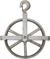 Value Collection - Blocks & Pulleys Type: Swivel Hook Block Rope Type: Fibrous - Exact Industrial Supply