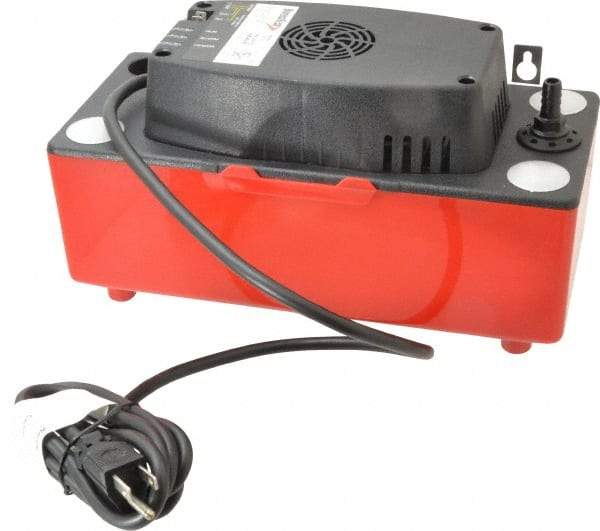 Value Collection - 1/2 Gallon Tank Capacity, 115V Volt, Electronic Condensate Pump, Condensate System - 3/8 Barbed Outlet Size - Exact Industrial Supply