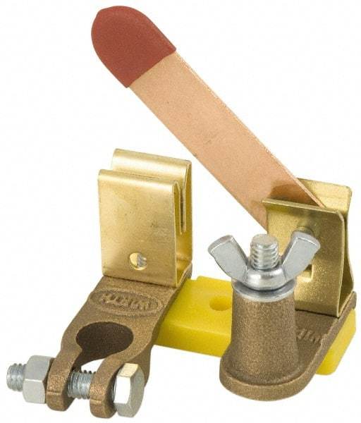 Battery Doctor - 1 Position, 12 Volt, 250 Continuous Amp, Top Mount Battery Switch - Battery Knife Switch Sequence, 1 Switch, Gold - Exact Industrial Supply