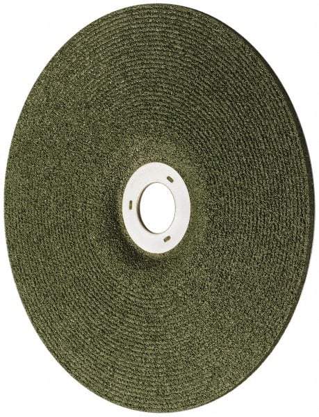 3M - 36 Grit, 7" Wheel Diam, 1/8" Wheel Thickness, 7/8" Arbor Hole, Type 27 Depressed Center Wheel - Ceramic, 8,500 Max RPM, Compatible with Angle Grinder - Exact Industrial Supply