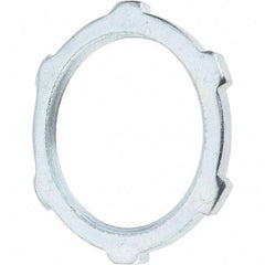 Value Collection - 1" Trade, Steel Threaded Conduit Locknut - Exact Industrial Supply
