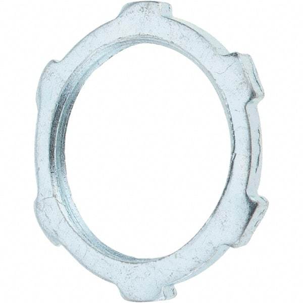 Value Collection - 3/4" Trade, Steel Threaded Conduit Locknut - Exact Industrial Supply