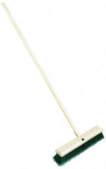 Weiler - 24" General Purpose Synthetic Push Broom - 3" Bristle Length, Foam Block, Threaded Handle Connection - Exact Industrial Supply