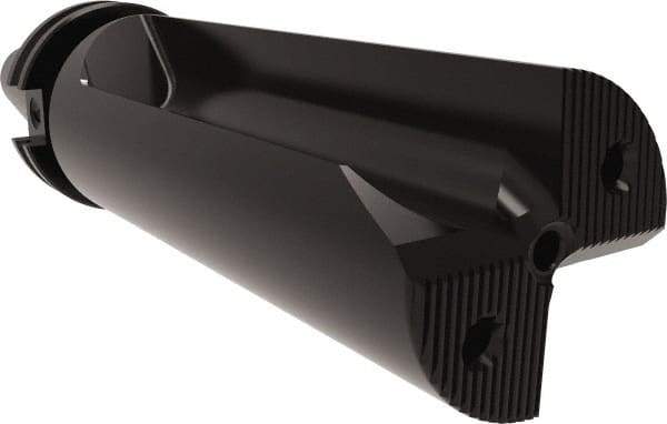 Allied Machine and Engineering - 5-3/4" Max Drill Depth, 2.2xD, 61mm Diam, Indexable Insert Drill - 2 Inserts, CAT40 Taper Shank - Exact Industrial Supply