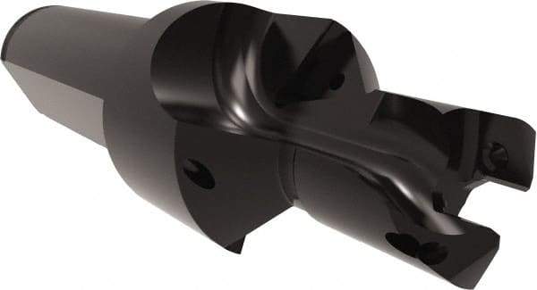 Allied Machine and Engineering - 13 to 14mm Diam, Straight Shank, 19.05mm Body Shank Diam, Combo Chamfer and Countersink Drill - TCMT 110204 Insert, 94.46mm OAL - Exact Industrial Supply