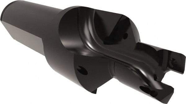 Allied Machine and Engineering - 12 to 13mm Diam, Straight Shank, 19.05mm Body Shank Diam, Combo Chamfer and Countersink Drill - TCMT 110204 Insert, 94.85mm OAL - Exact Industrial Supply