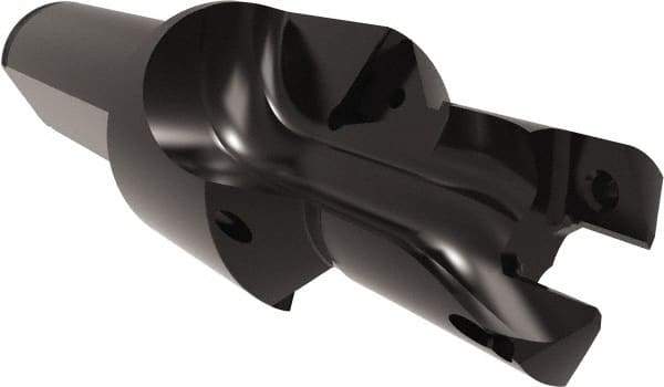 Allied Machine and Engineering - 16 to 17mm Diam, Straight Shank, 19.05mm Body Shank Diam, Combo Chamfer and Countersink Drill - TCMT 110204 Insert, 102.39mm OAL - Exact Industrial Supply
