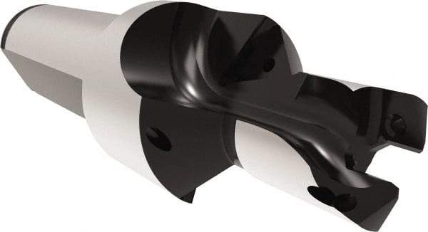 Allied Machine and Engineering - 13 to 13.99mm Diam, Straight Shank, 19.05mm Body Shank Diam, Combo Chamfer and Countersink Drill - TCMT 110204 Insert, 94.46mm OAL - Exact Industrial Supply