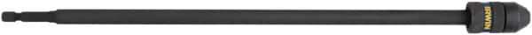 Irwin - 1/4" Drive Standard Socket Extension - 12" OAL, Black Oxide Finish - Exact Industrial Supply