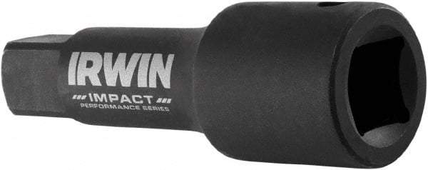Irwin - 1/2" Drive Standard Socket Extension - 3" OAL, Black Oxide Finish - Exact Industrial Supply