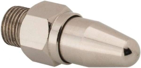 Value Collection - Blow Gun Safety High Volume Nozzle - 1/8 NPSM, 1.15" Hose Length - Exact Industrial Supply