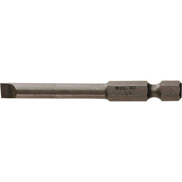 Wiha - 5/32" Power Bit - 1/4" Drive, 2-3/4" OAL - Exact Industrial Supply