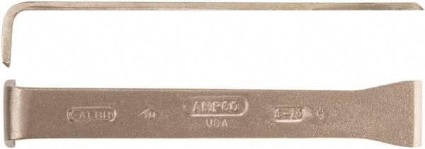 Ampco - Stiff Aluminum Bronze Alloy 2-Edge Scraper - 7/8" Blade Width x 7/8" Blade Length - Exact Industrial Supply