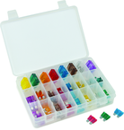 88 Pc. Master Auto Fuse Assortment - Zinc electrodes - Exact Industrial Supply