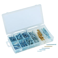 550 Pieces Nail Assortment - Brad nails, finishing nails and masonry nails - Exact Industrial Supply